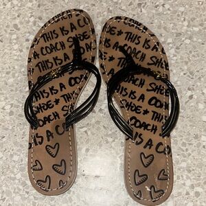 Coach Women's Black Sandals